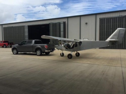 Towing to new hangar