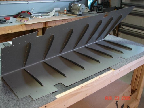 Riveted Stiffeners to Right Skin
